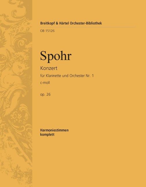 Clarinet Concerto No.1 in C minor, Op.26 (Wind parts)