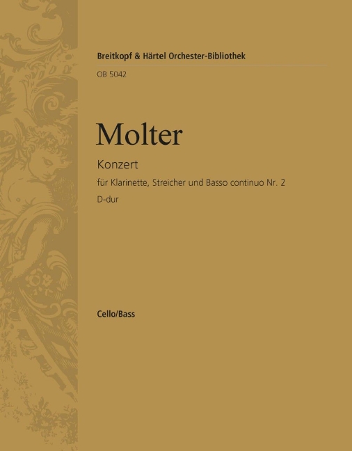Clarinet Concerto No.2 in D major (Cello/double bass)
