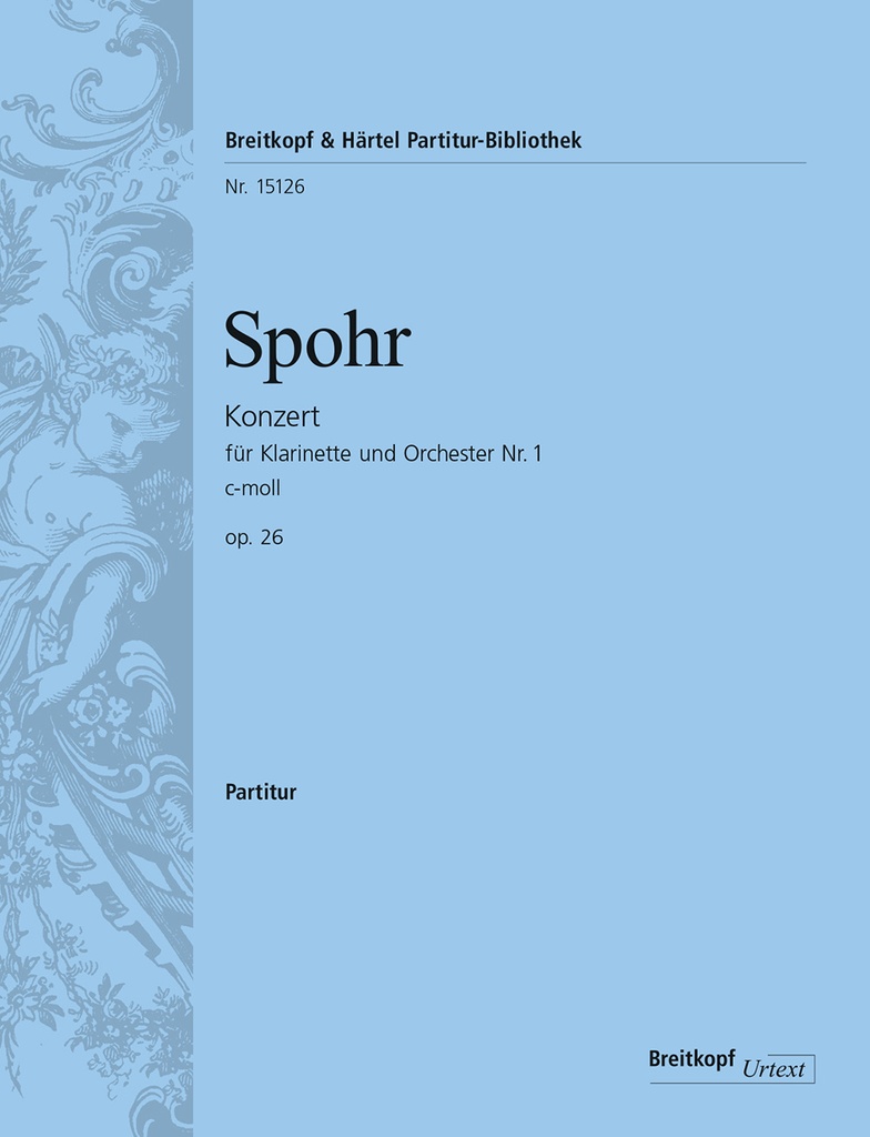 Clarinet Concerto No.1 in C minor, Op.26 (Full score)