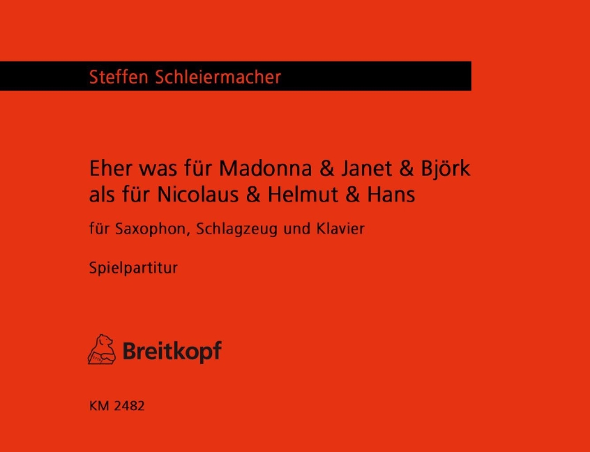 Eher was fuer Madonna & Janet & Bjoerk als fuer Nicolaus & Helmut & Hans (Performance score)