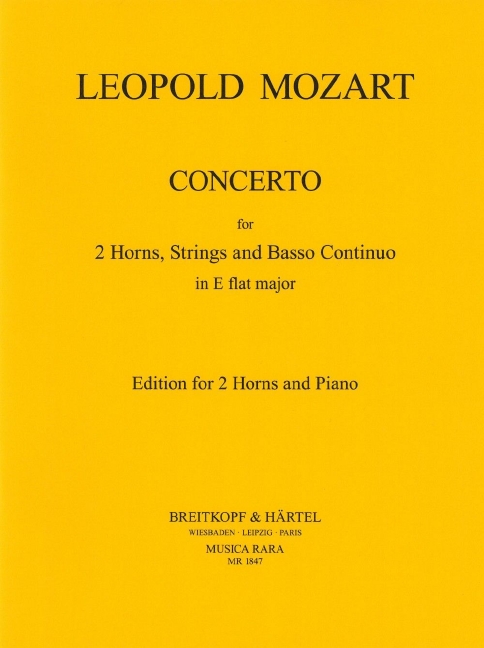 Concerto in Eb major (Piano reduction)