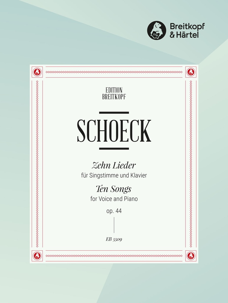 10 Lieder, Op.44 (Medium voice)