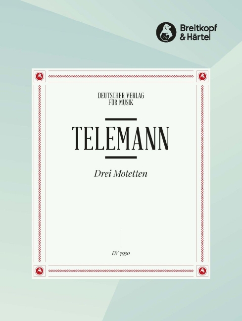 3 Motets (Choral score)