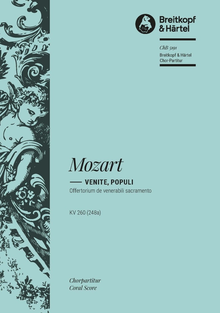 Venite, populi, KV.260 (248a) (Choral score)