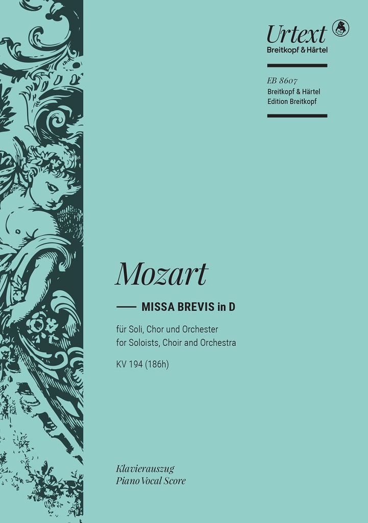 Missa brevis in D major, KV.194 (186h) (Vocal score)