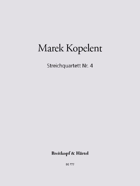 String quartet No.4 (Performance score)