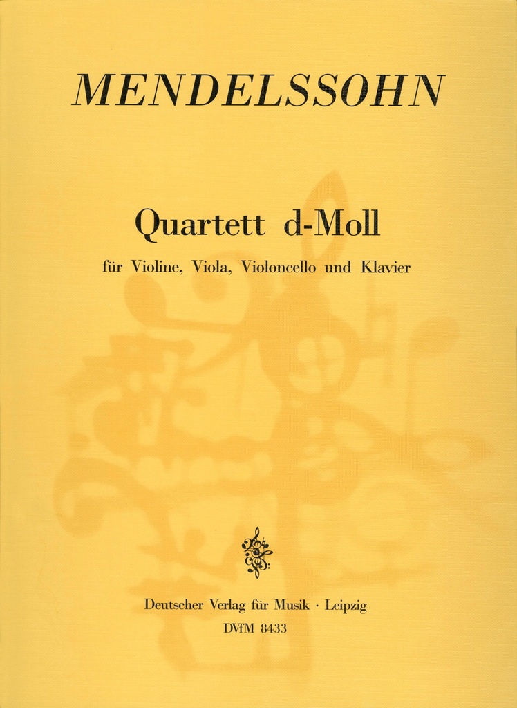 Quartet in D minor, MWV.Q 10 (Full score and solo)