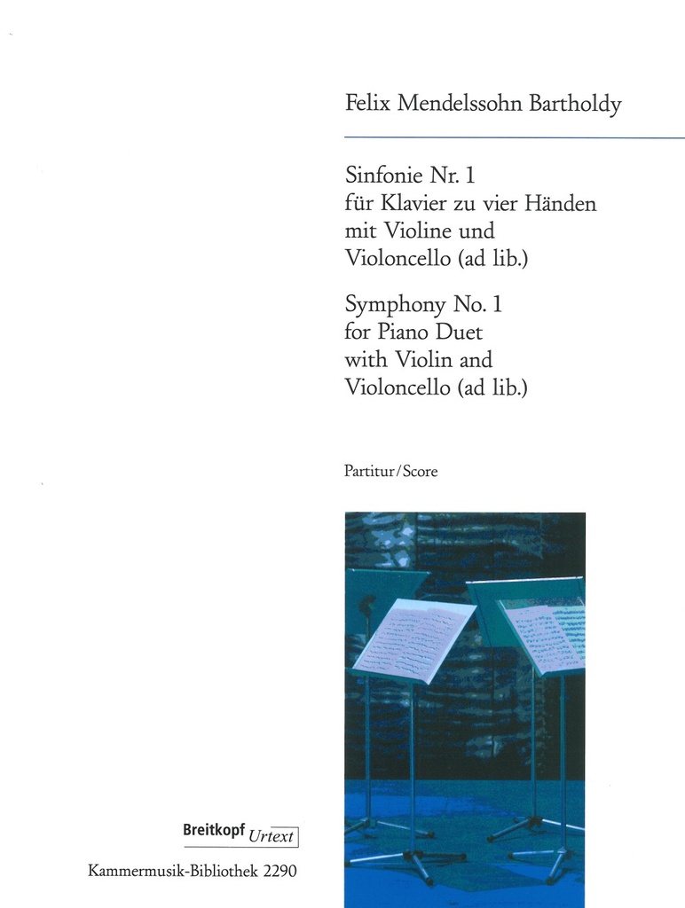 Symphony No.1 in C minor, MWV.N 13 (chamber music version 1829) (Piano score)