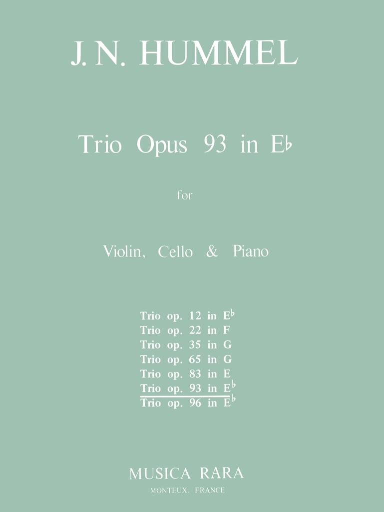 Piano Trio in Eb major, Op.93