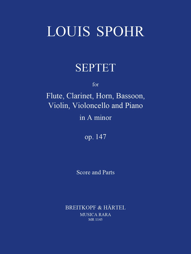 Septet in A minor, Op.147 (Score and parts)