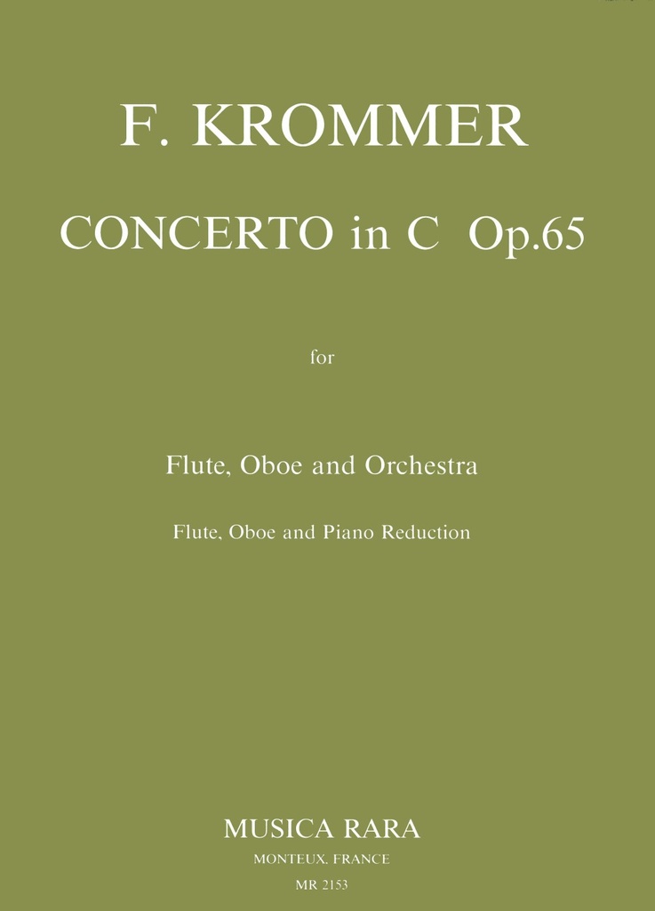 Concertino in C, Op.65 (Piano reduction)