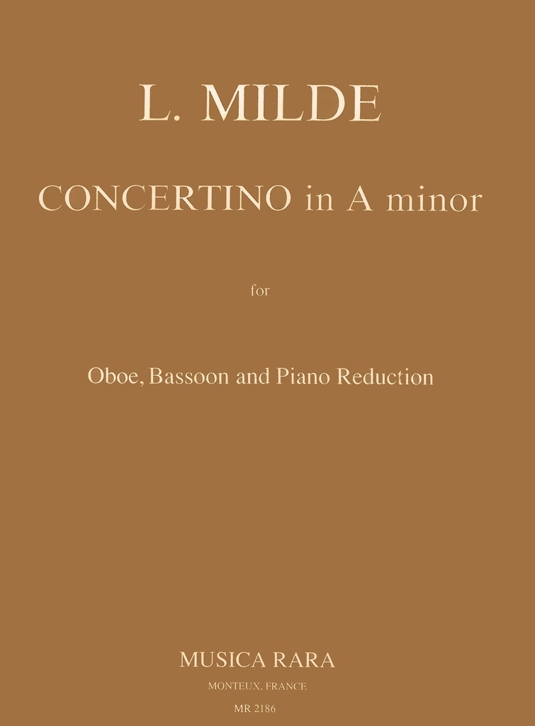Concertino in A minor (Piano reduction)