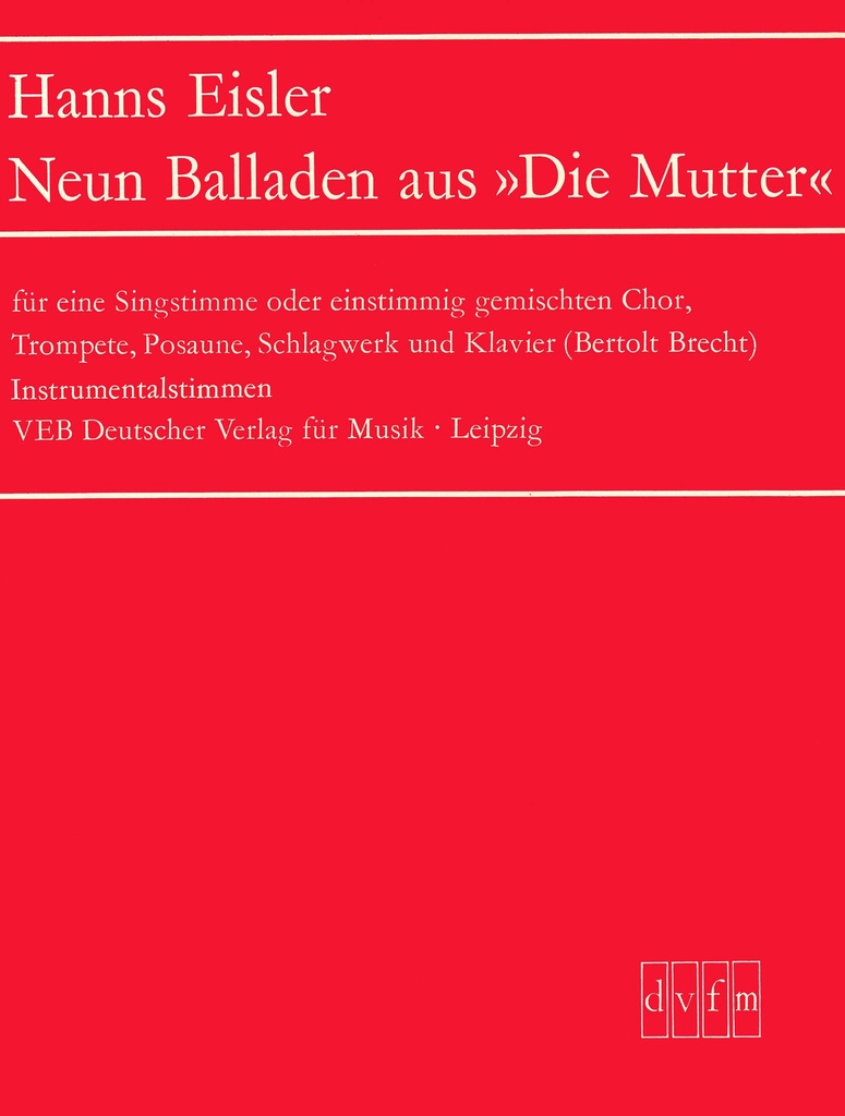 Die Mutter (Set of parts)