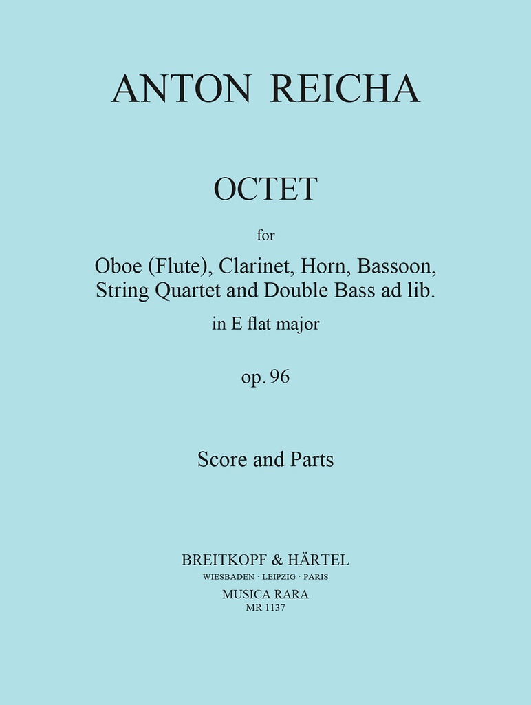 Octet in Eb major, Op.96 (Score and parts)