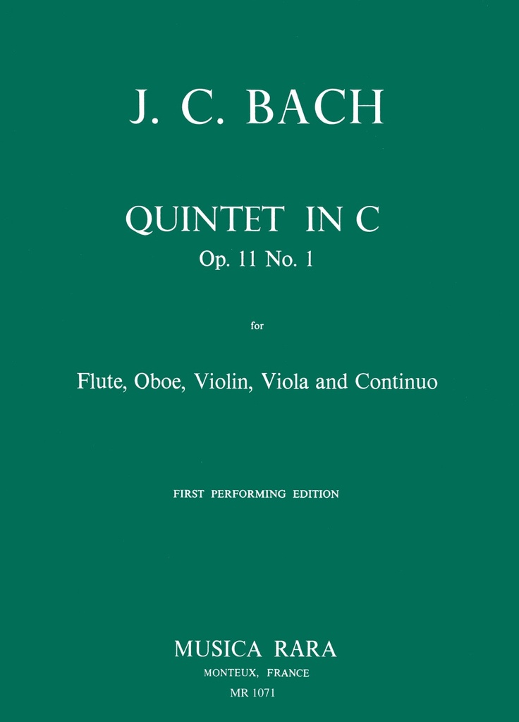 Quintet in C major, Op.11 No.1 (Score and parts)