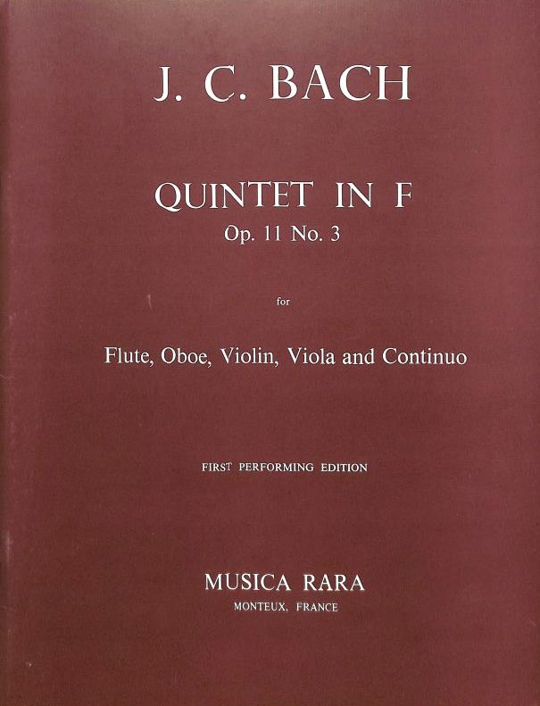 Quintet in F major, Op.11 No.3 (Score and parts)