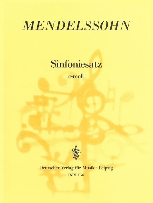 Sinfoniesatz in C minor, MWV.N 14 (Full score)
