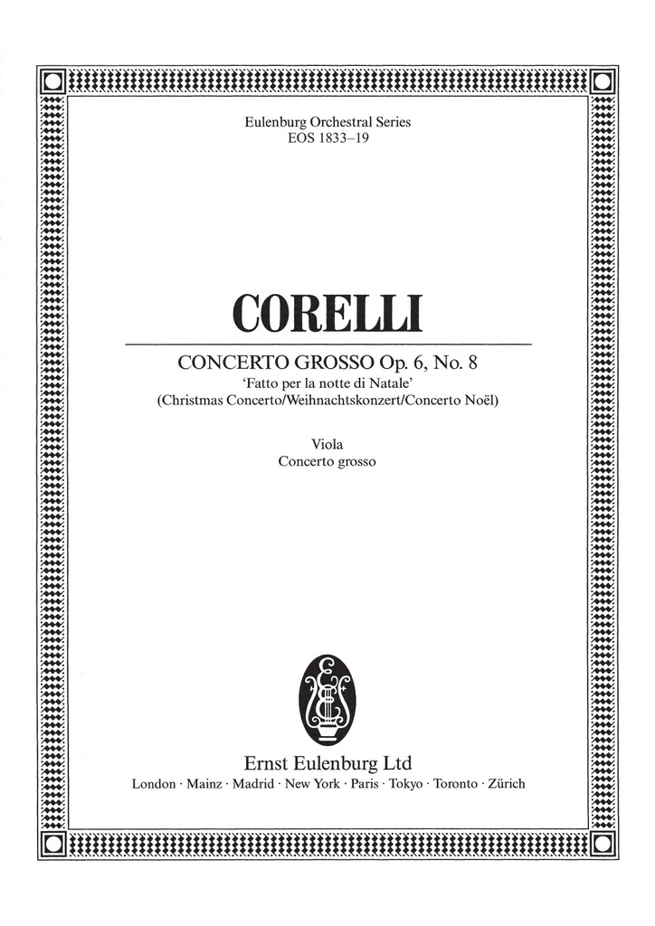 Concerto grosso, Op.6 No.8 in G minor (Viola)