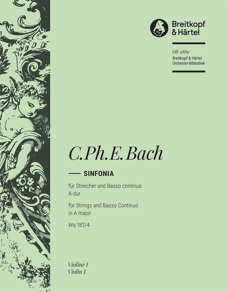 Sinfonia in A major, Wq.182/4 (Violin 1)