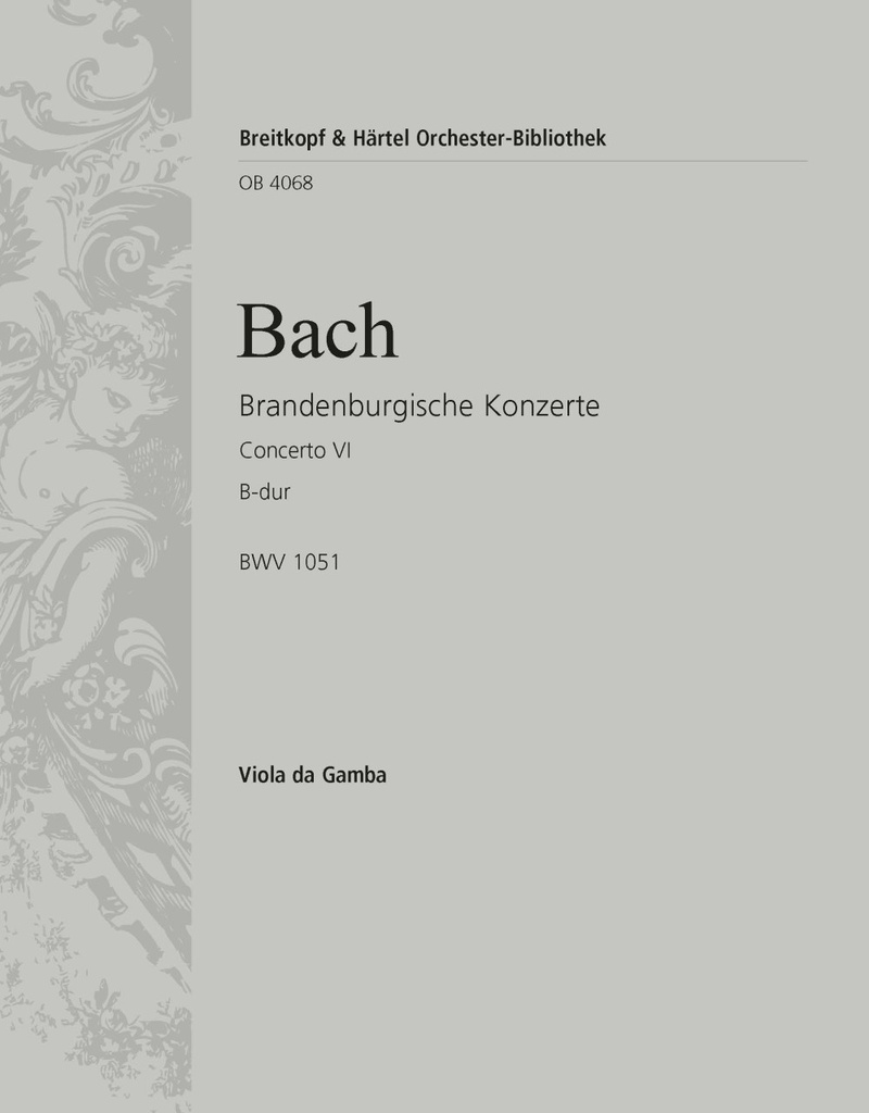 Brandenburg Concerto No.6 in Bb major, BWV.1051 (Viola da gamba 2)