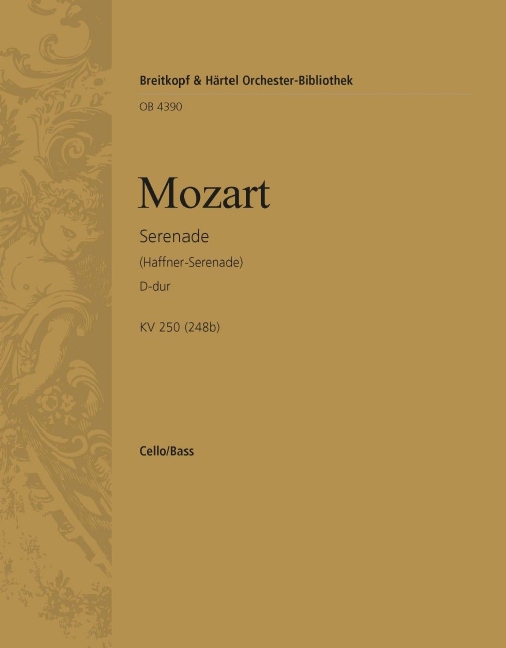 Serenade in D major, KV.250 (248b) (Cello/double bass)