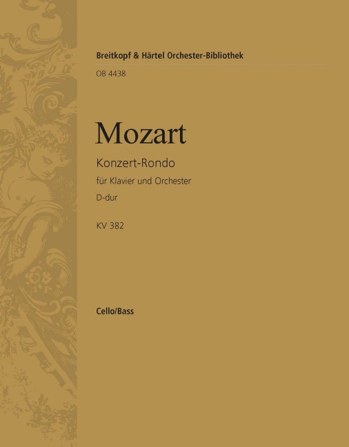 Concert Rondo in D major, KV.382 (Cello/double bass)