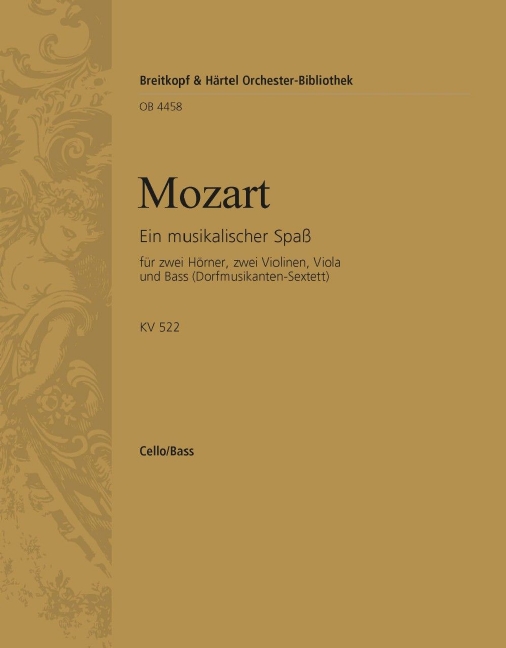 A Musical Joke, KV.522 (Cello/double bass)