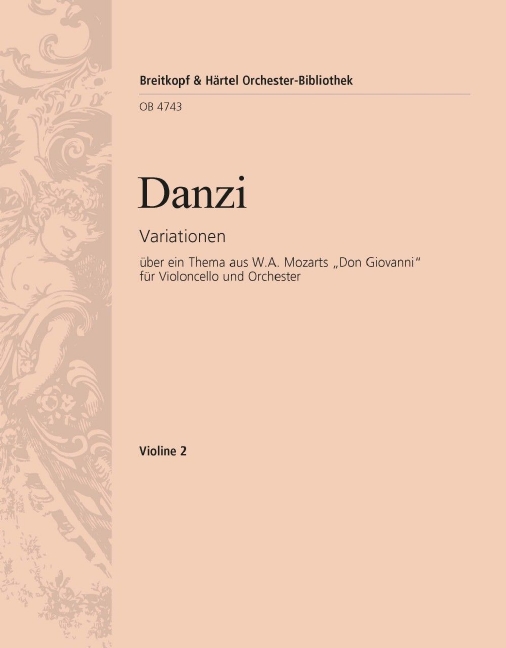 Variations on a theme from W.A. Mozart's Don Giovanni (Violin 2)