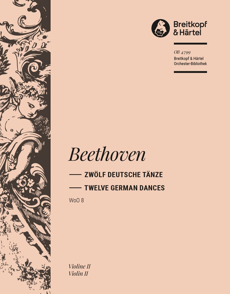 12 Deutsche Taenze, WOo.8 (Violin 2)