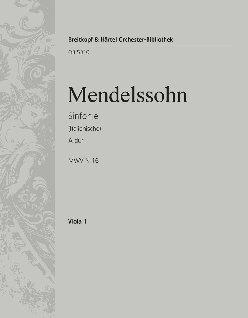 Symphony No.4 in A major, MWV.N 16 [Op. 90] (Italian) (Viola)