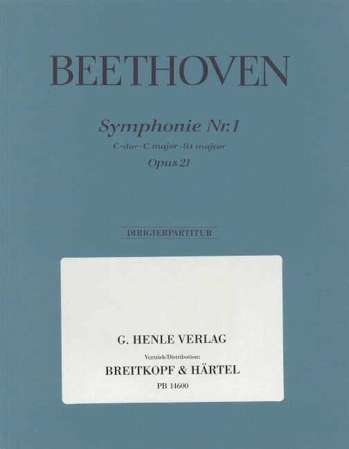 Symphony No.1 in C major, Op.21 (Full score)
