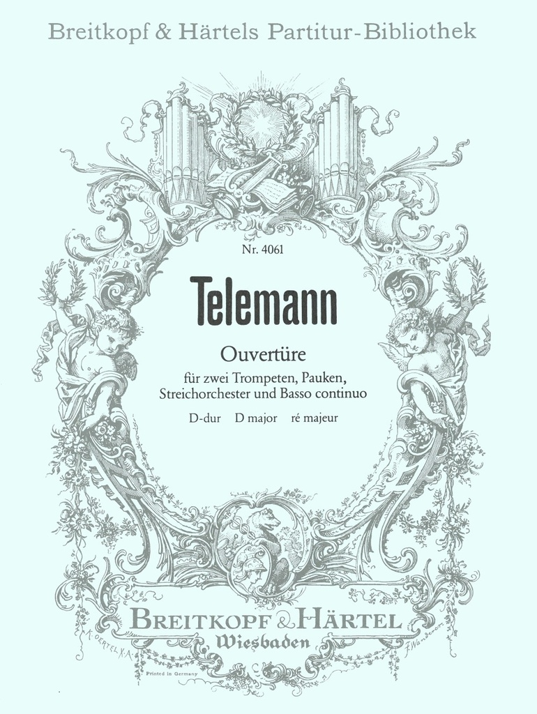 Overture in D major, TWV.55:D18 (Full score)