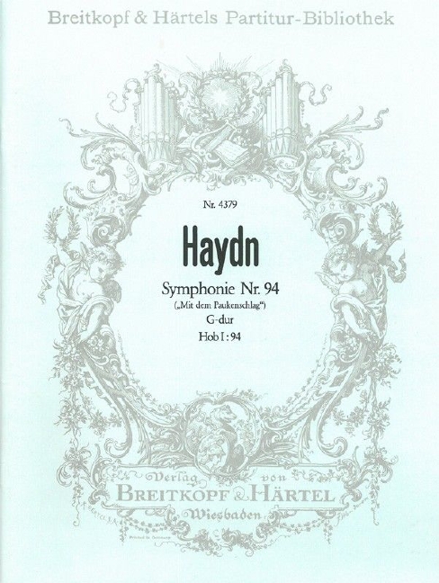 Symphony No.94 in G major Hob I:94 (Full score)