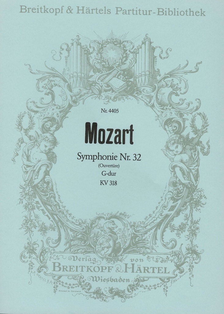 Symphony [No. 32] in G major, KV.318 (Full score)