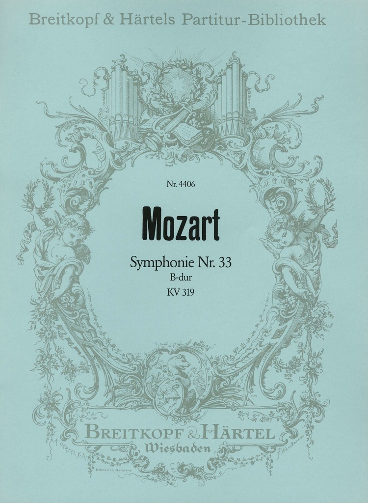 Symphony [No. 33] in Bb major, KV.319 (Full score)