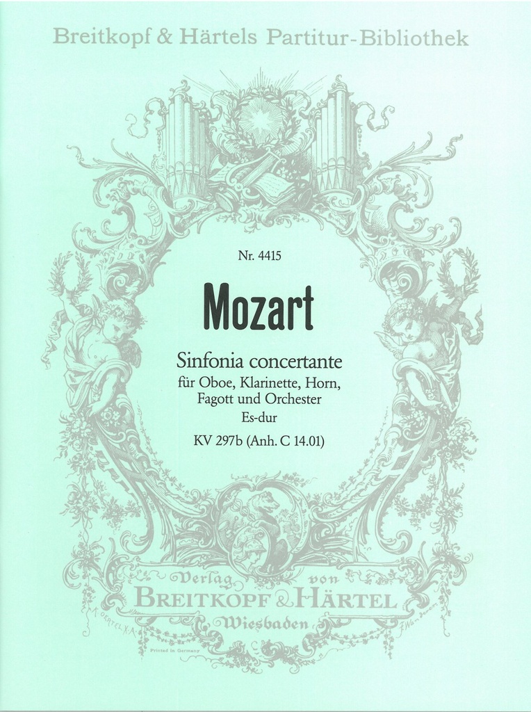 Sinfonia concertante in Eb major, KV.297b (App. C 14.01) (Full score)