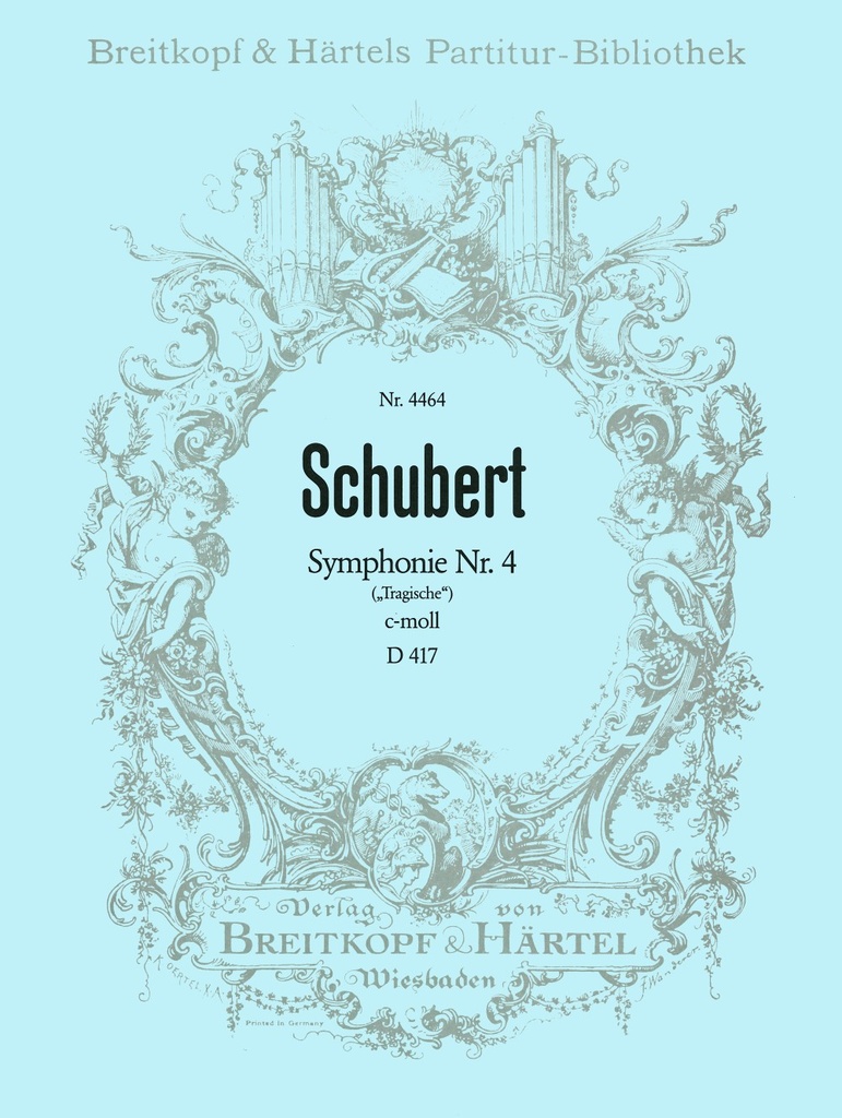 Symphony No.4 in C minor, D.417 (Full score)