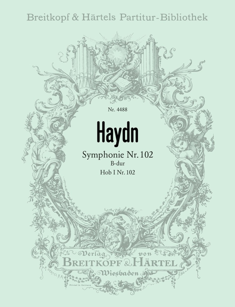 Symphony No.102 in Bb major Hob I:102 (Full score)