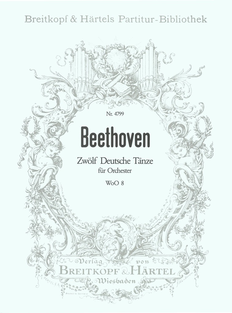 12 Deutsche Taenze, WOo.8 (Full score)