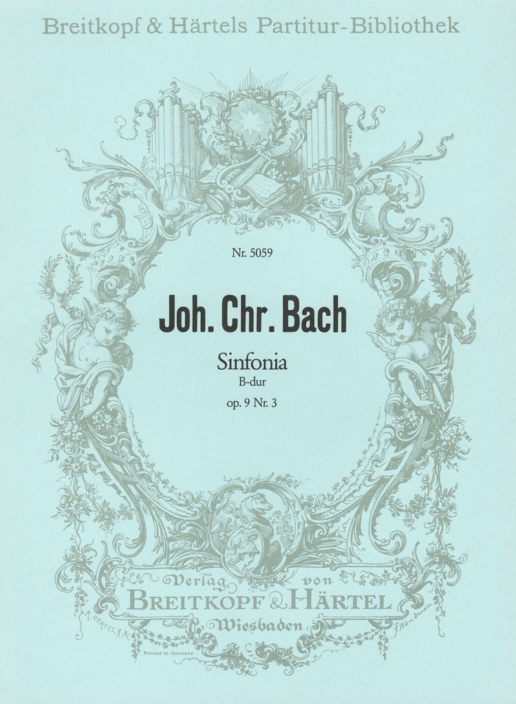 Sinfonia in Bb major, Op.9 No.3 (Full score)