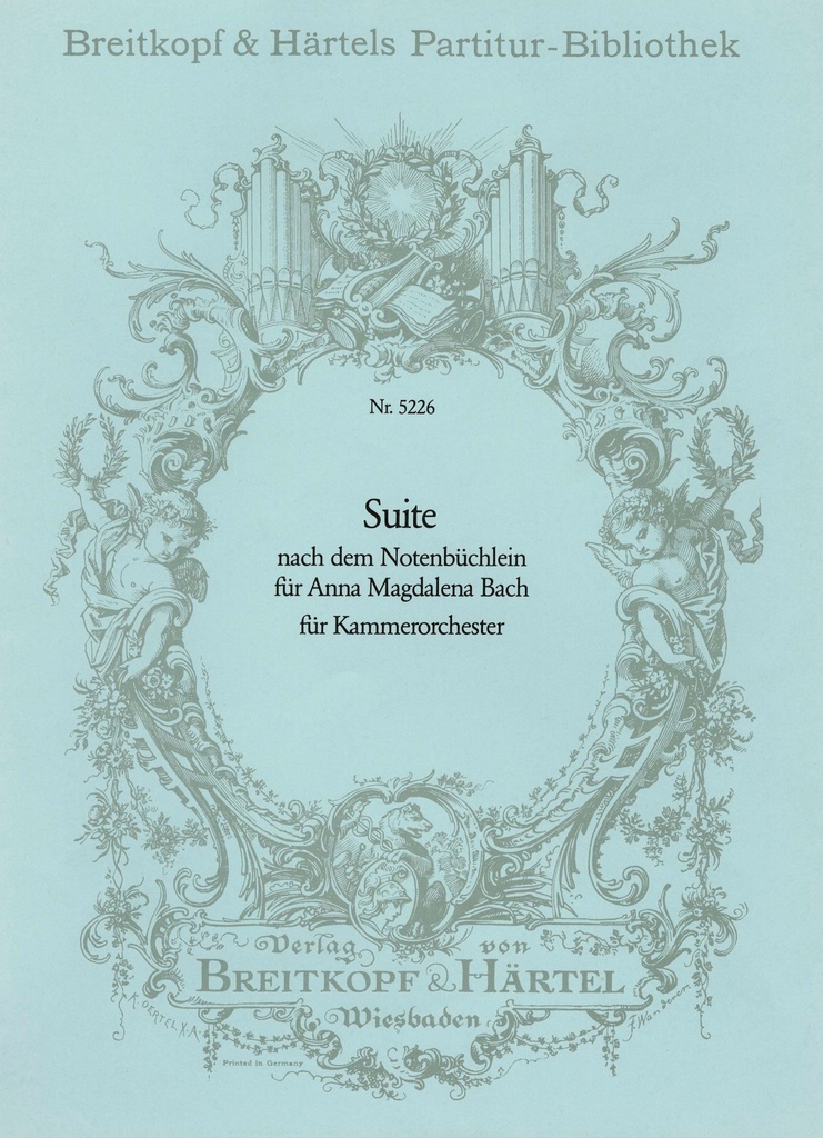 Suite after the Little Music Book for Anna Magdalena Bach (Full score)