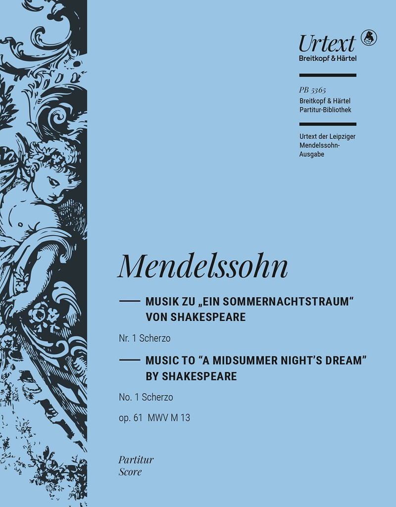 A Midsummer Night's Dream No.1 from, MWV.M 13, Op.61 (Full score)