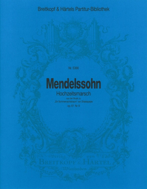 A Midsummer Night's Dream No.9 from, MWV.M 13, Op.61 (Full score)