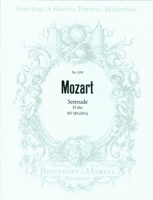 Serenade in D major, KV.185 (167a) (Full score)
