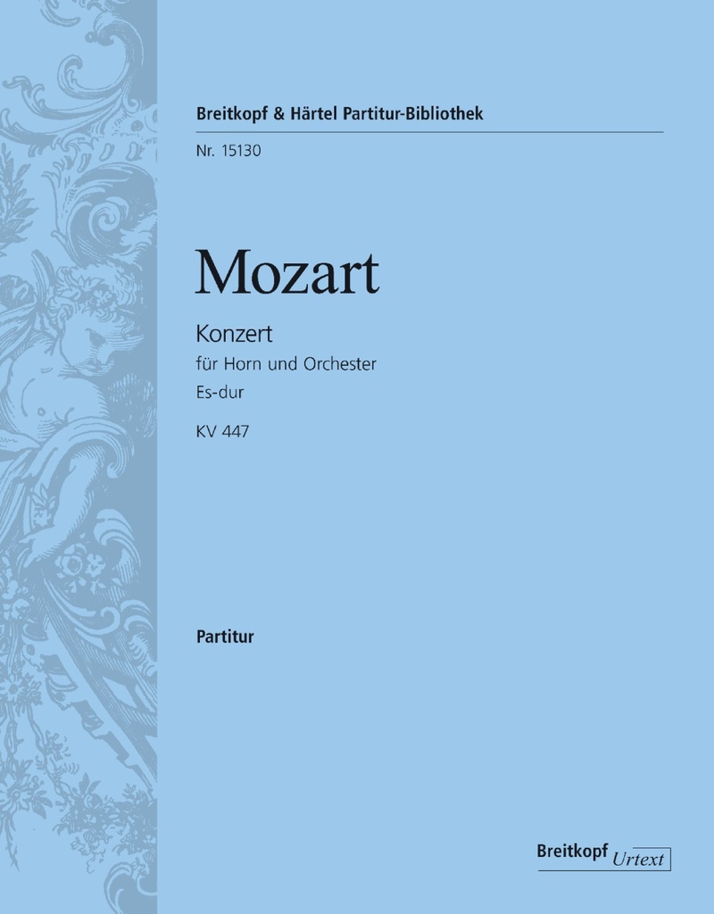 Horn concerto [No. 3] in Eb major, KV.447 (Full score)