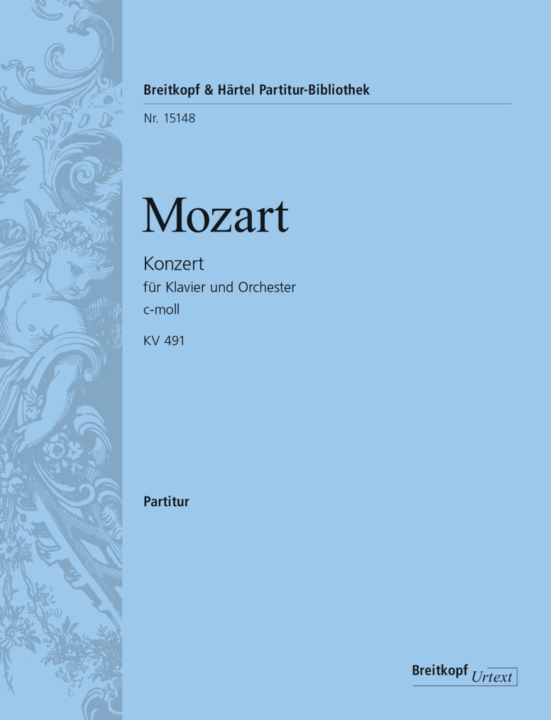 Piano Concerto in C minor, KV.491 (Full score)