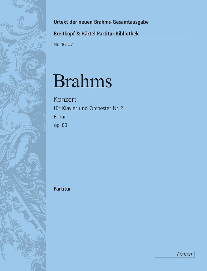 Piano Concerto No.2 in B flat major, Op.83 (Full score)