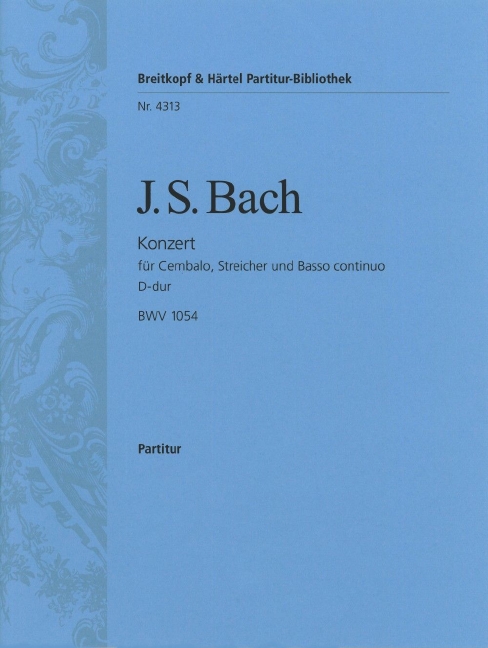 Harpsichord Concerto in D major, BWV.1054 (Full score)