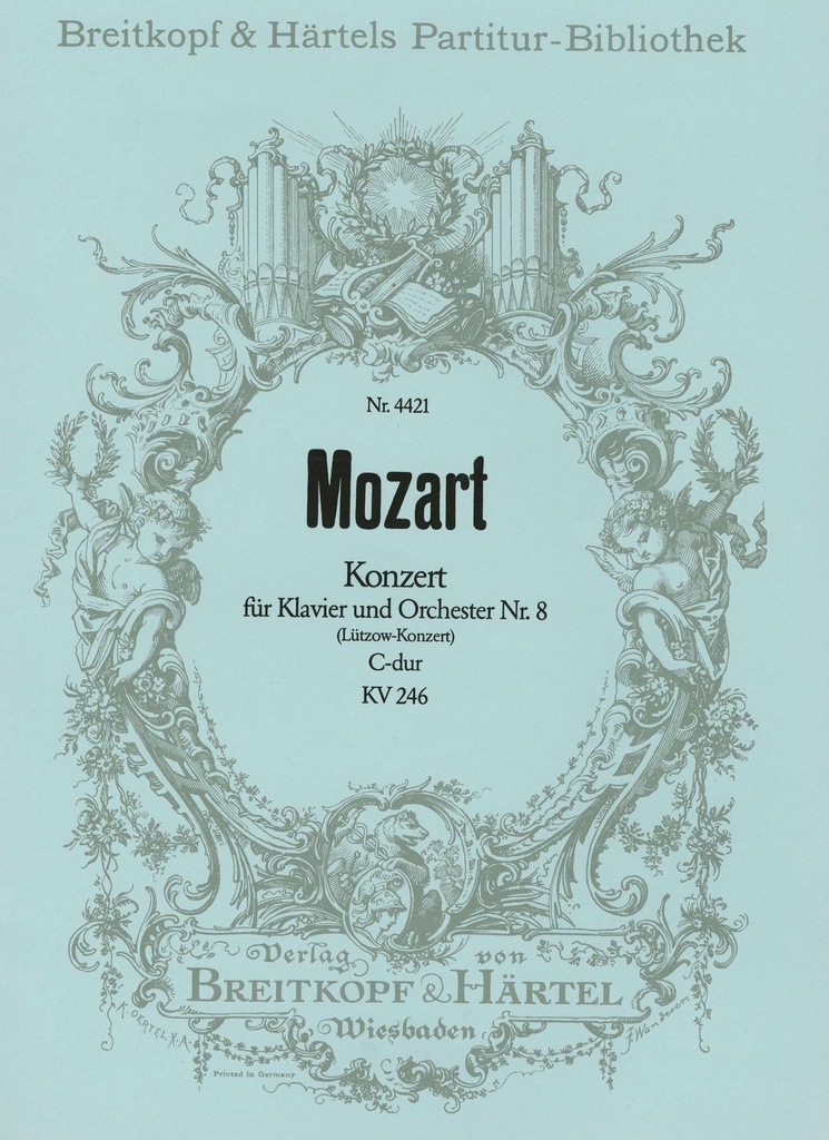 Piano Concerto [No. 8] in C major, KV.246 (Full score)