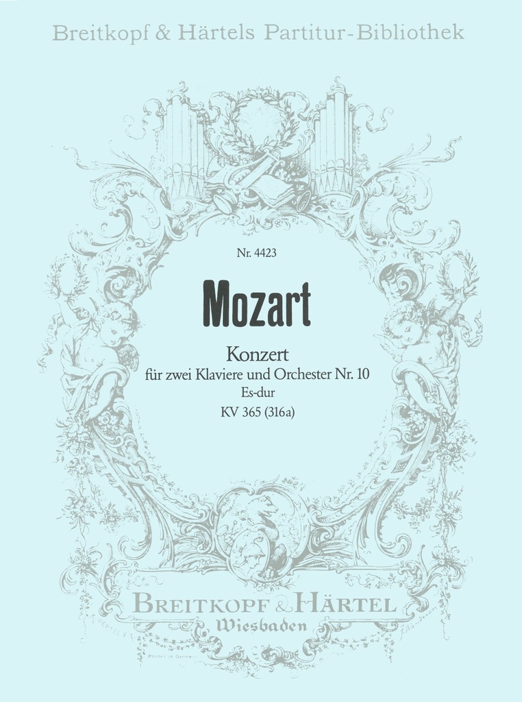 Piano Concerto [No. 10] in Eb major, KV.365 (316a) (Full score)